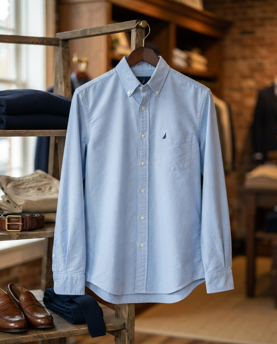Light Blue Button-Down Shirt