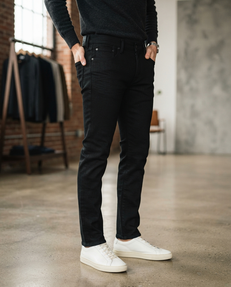Black Denim Jeans