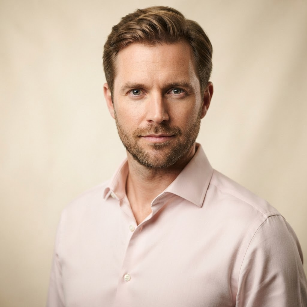 Portrait of Julian Price, Senior Data Integration Lead at Morrowgrid Health