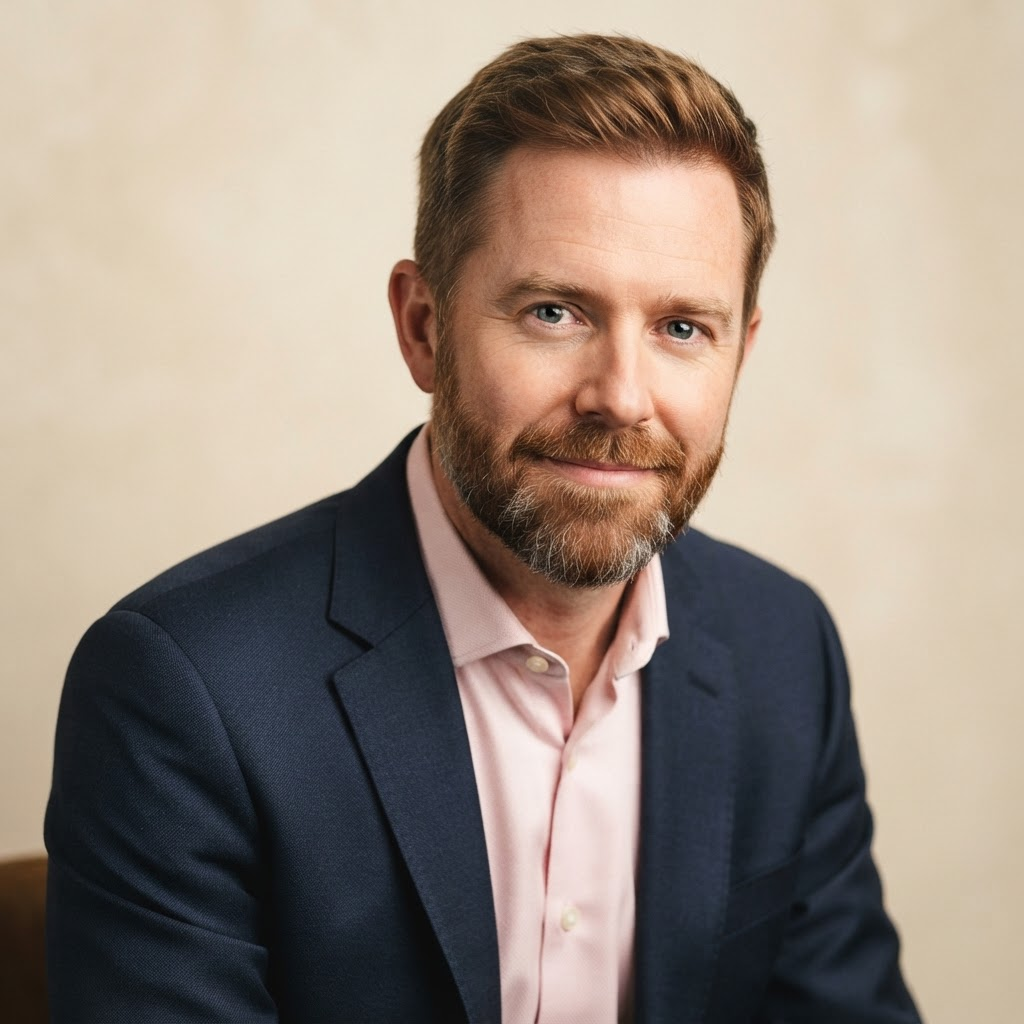 Portrait of Daniel Whitaker, Director of Accessibility at Morrowgrid Health