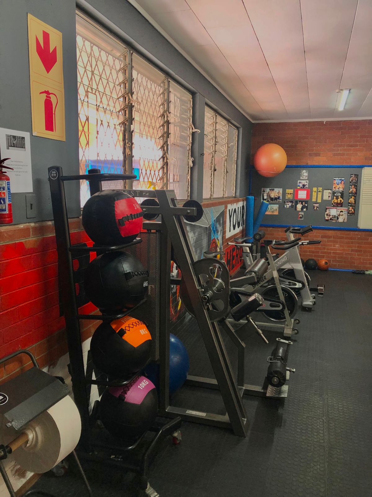 One-on-one personal training session