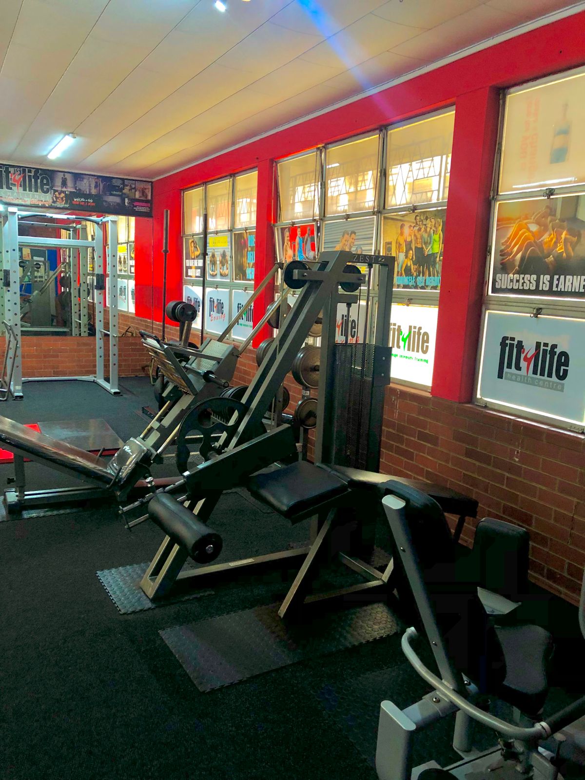 Fit4Life gym training floor with members in action