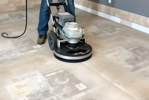 Professional floor grinding and preparation