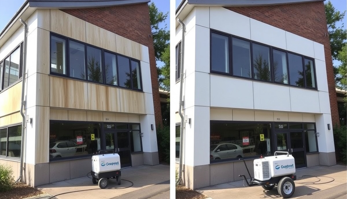 Professional exterior cleaning and restoration