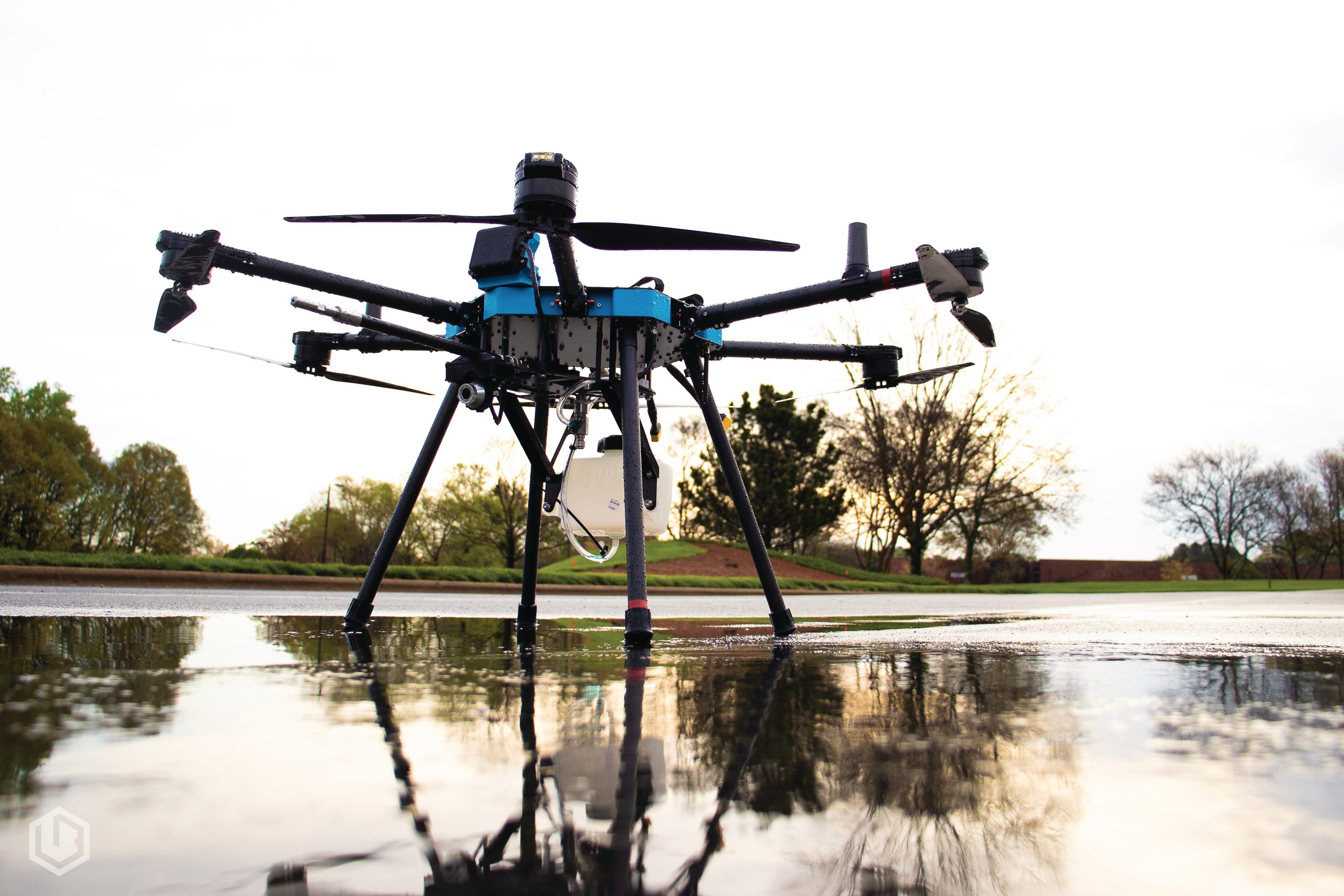 Drone cleaning and inspection service
