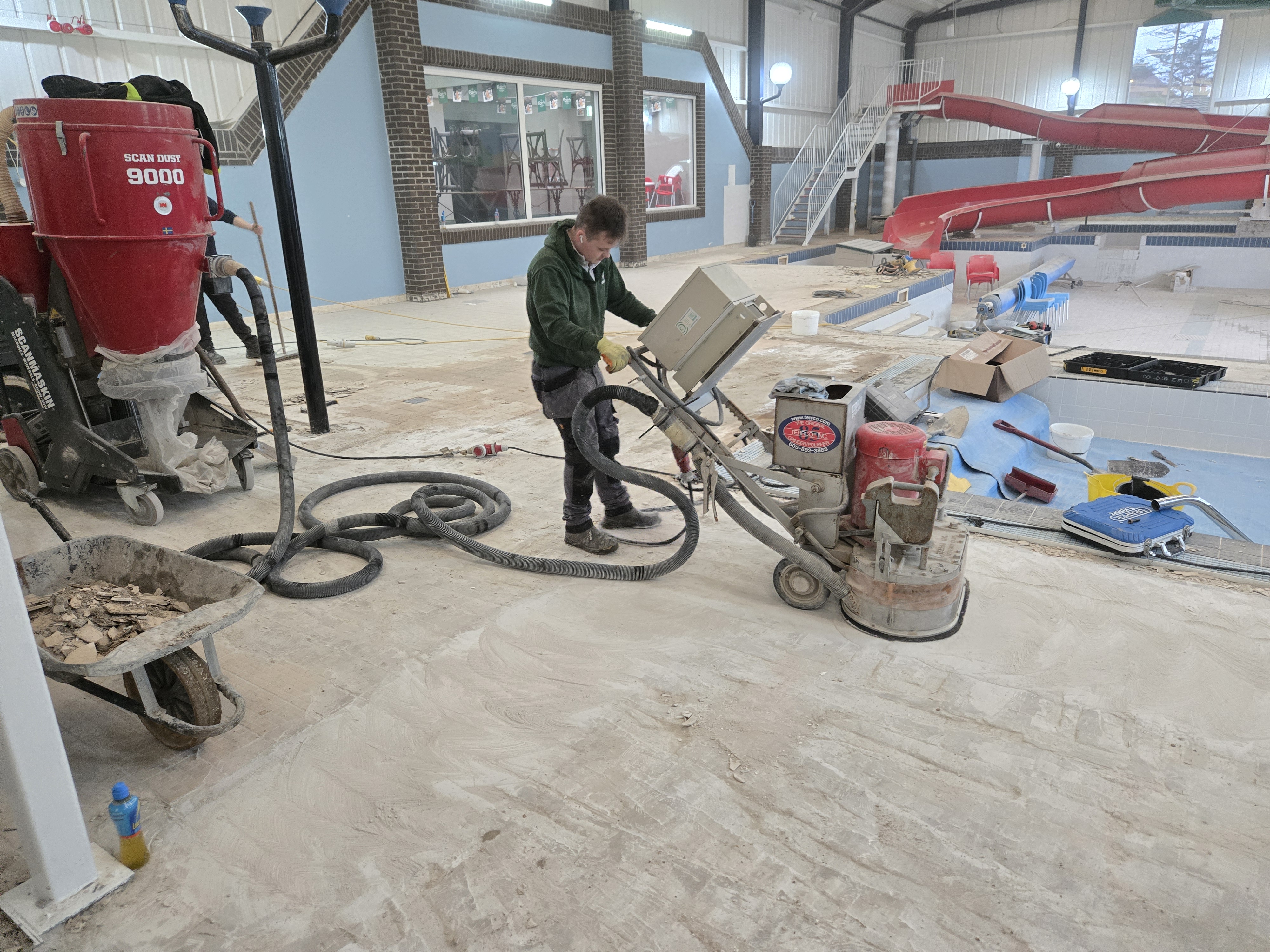 Professional grinding work