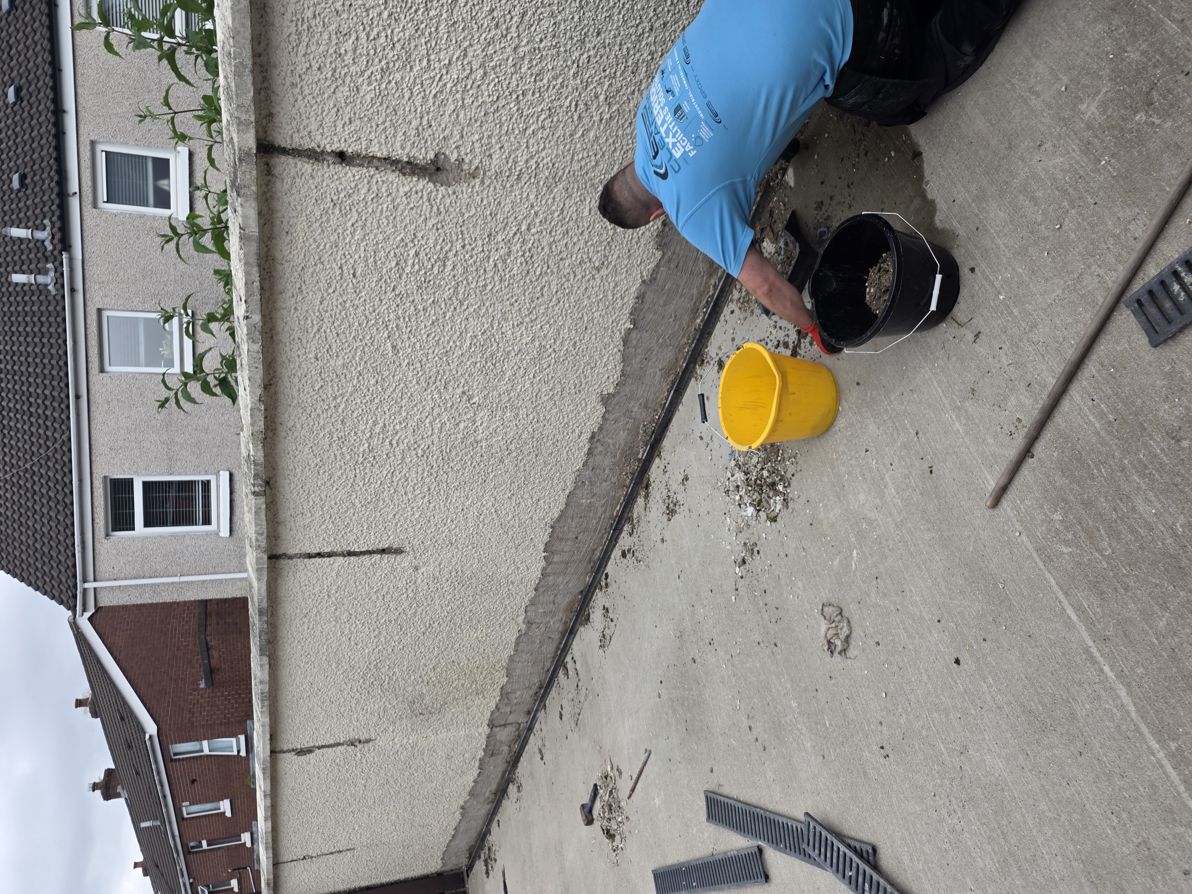 Professional exterior maintenance and cleaning transformation