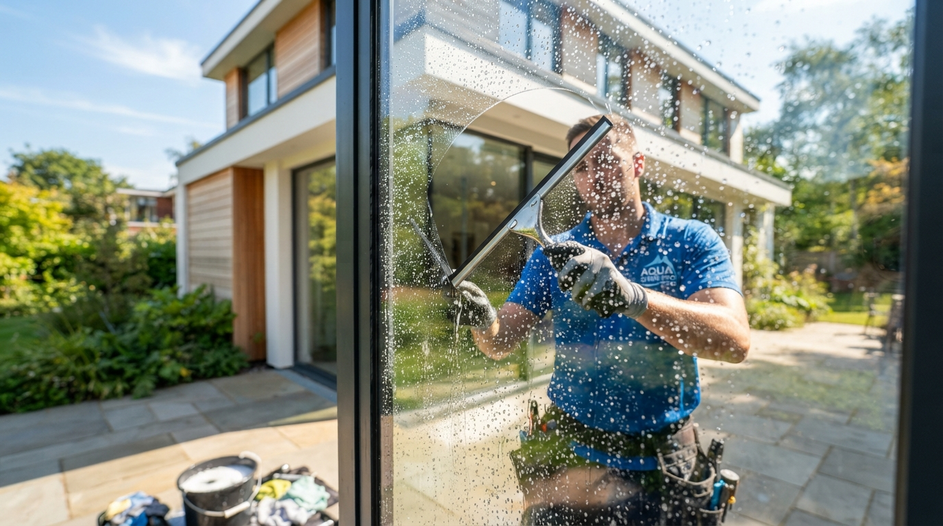 Professional window cleaning service