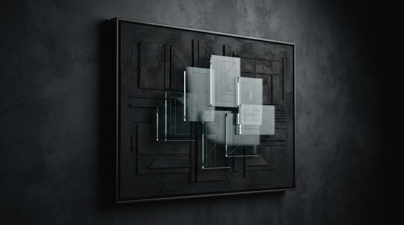 Abstract geometric canvas