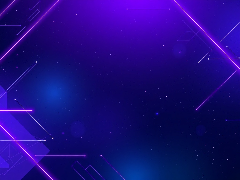 Abstract sci-fi background with neon gradients