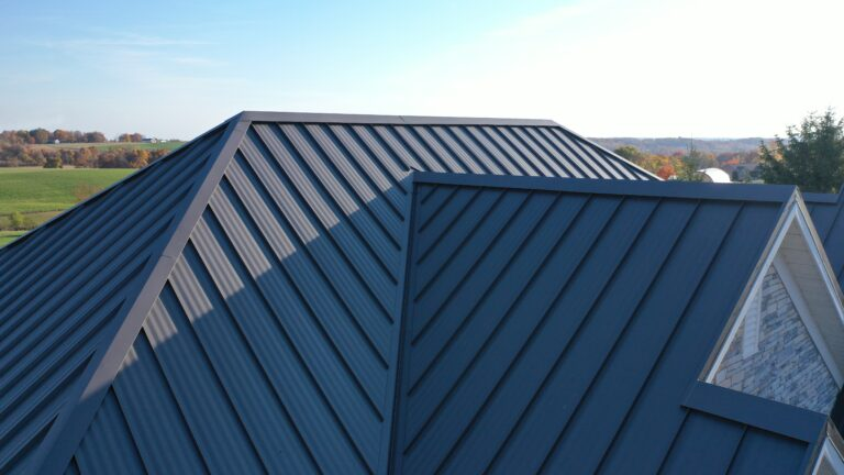 Professional metal roof installation
