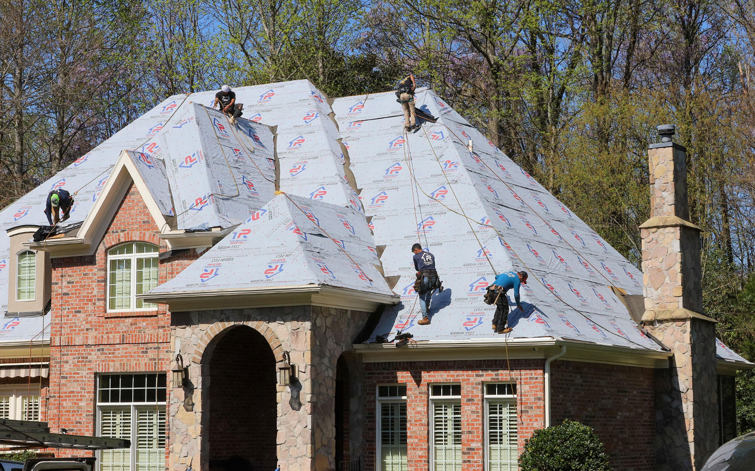 Step 3: Underlayment and protective layer installation