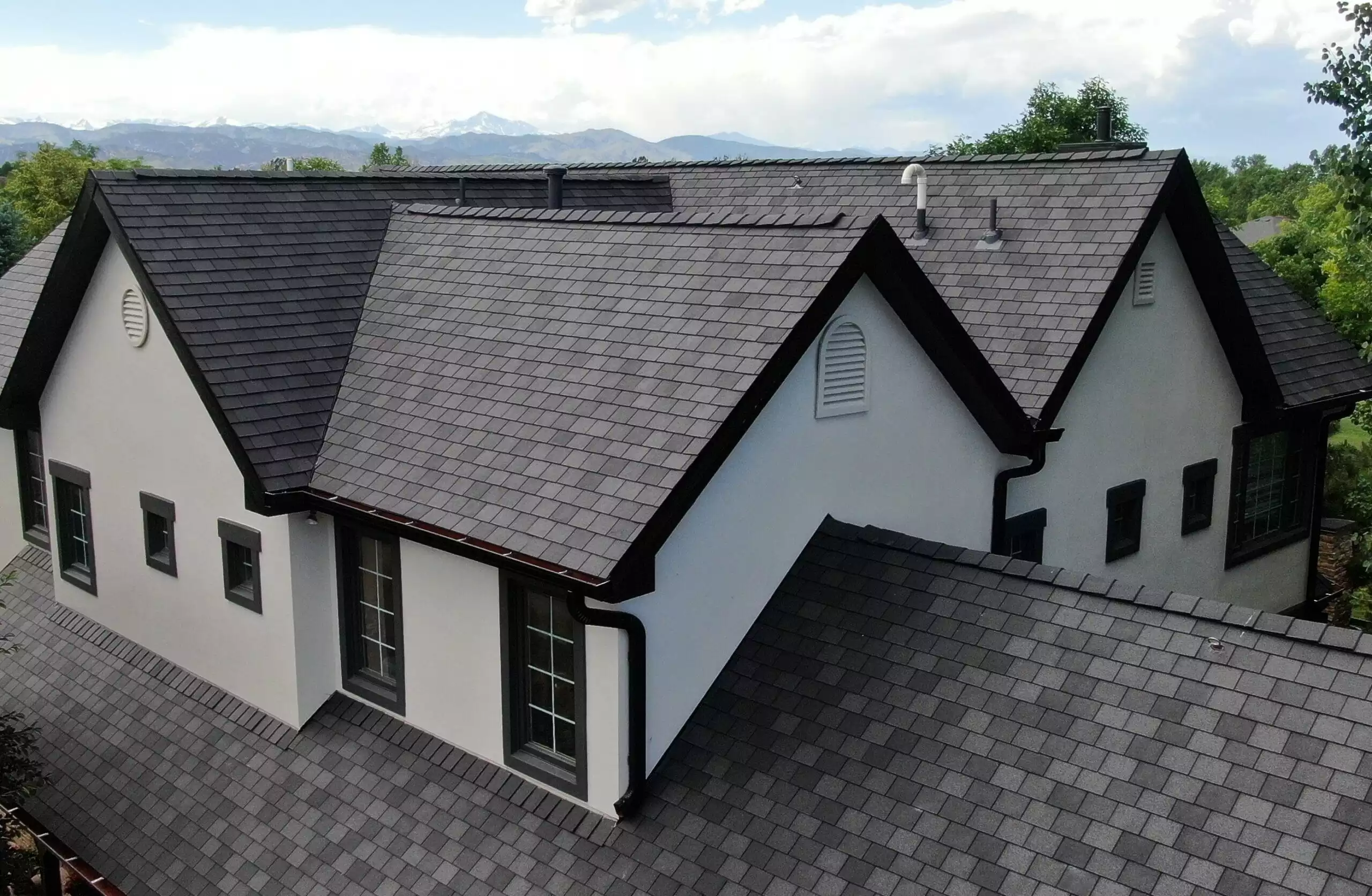 Slate roofing