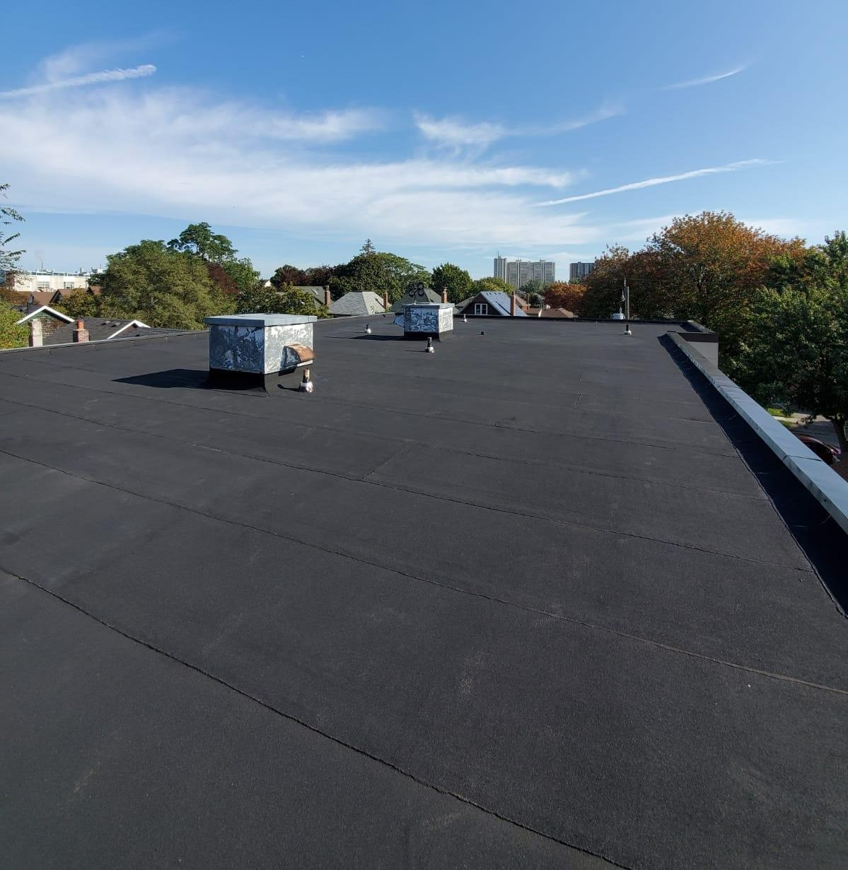 Commercial roofing installation step 1