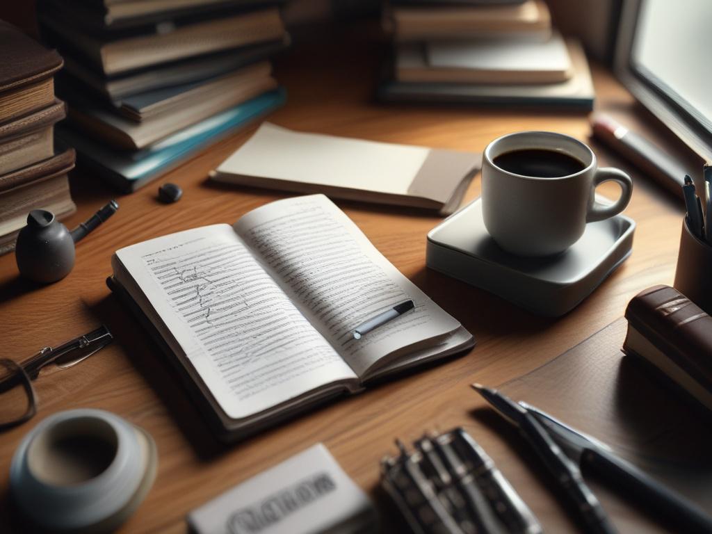 A close up shot of an individual writing in a