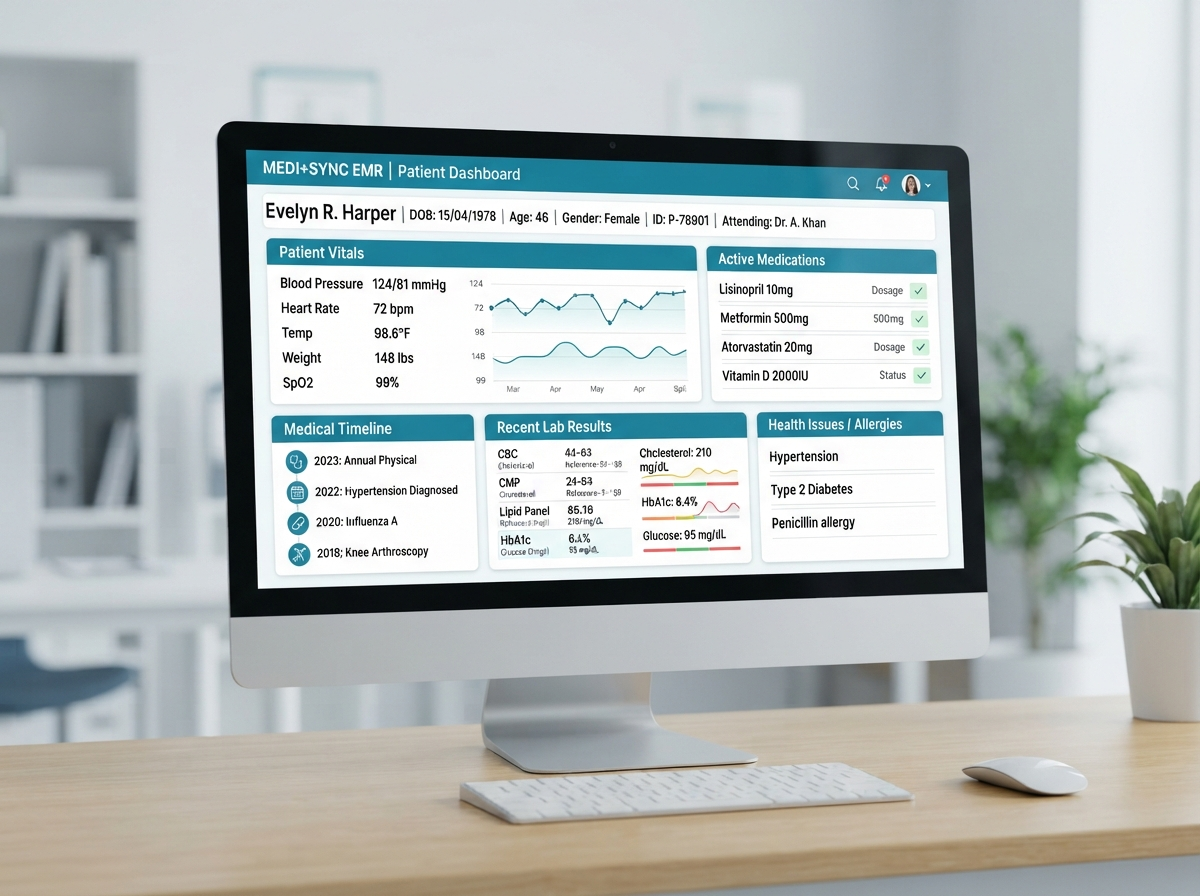 Electronic Health Records interface