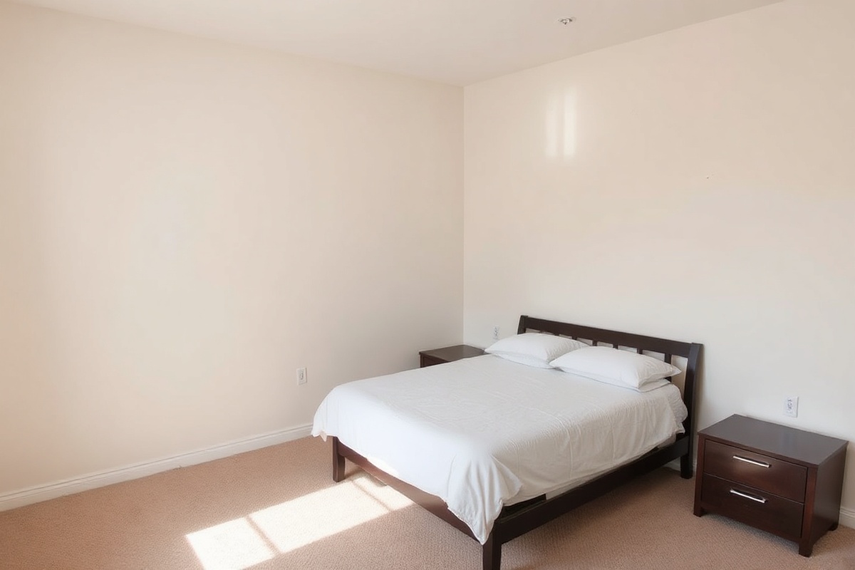 Airbnb Bedroom Styling - Before