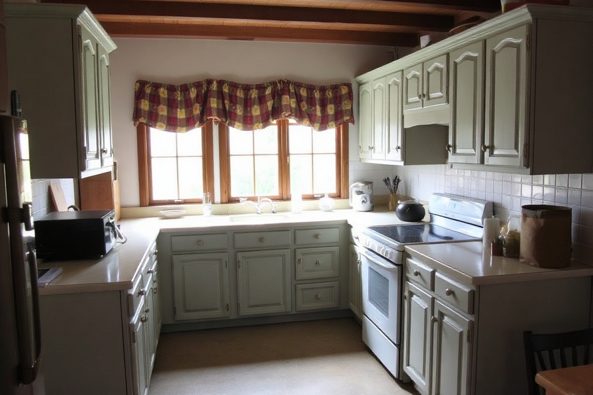 Contemporary Villa Kitchen - Before