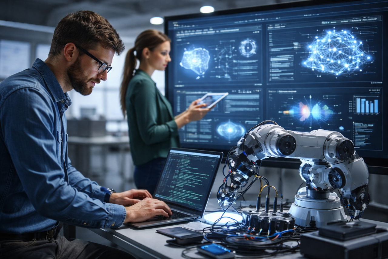 AI-powered solutions and automation tools supporting business operations and decision-making