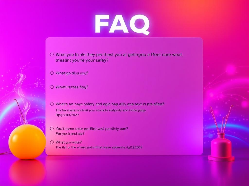A well organized FAQ page layout featuring clear questions and