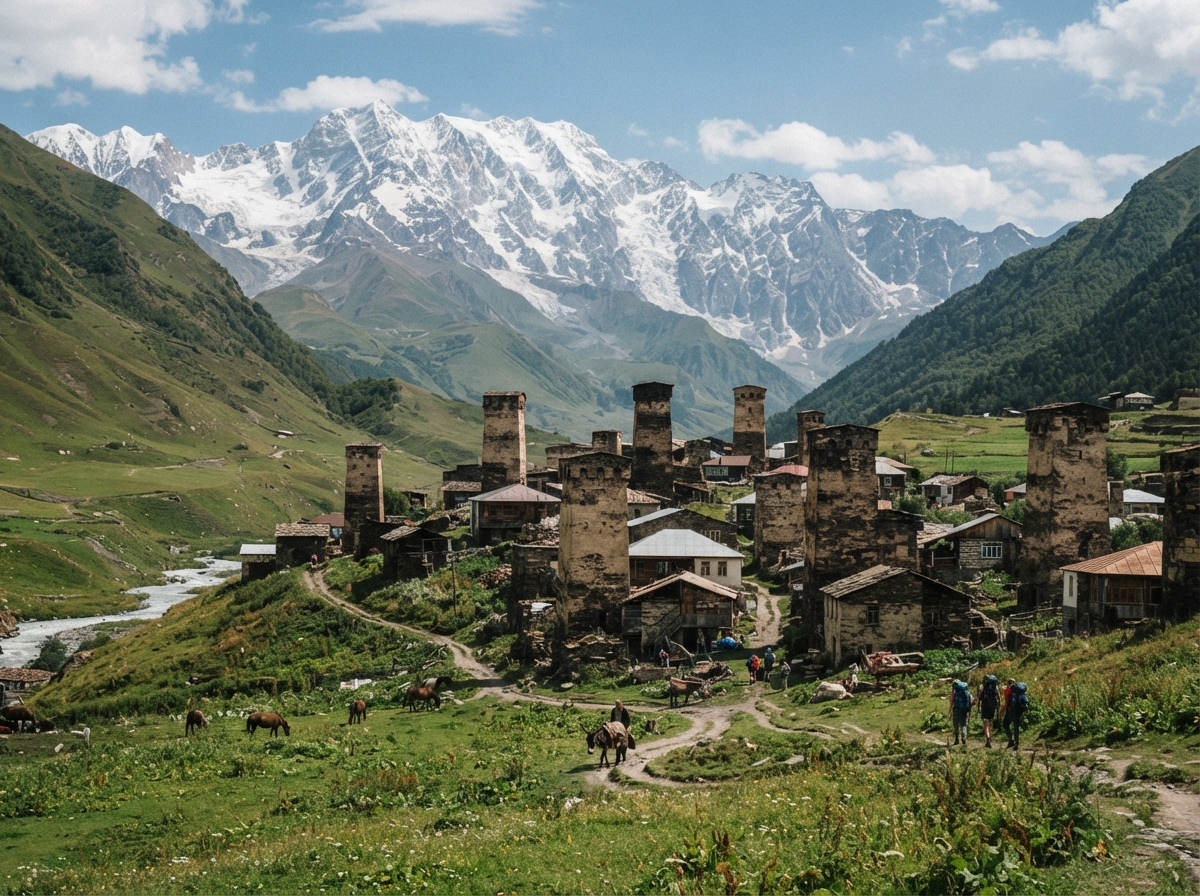 Svaneti, Mountain Villages