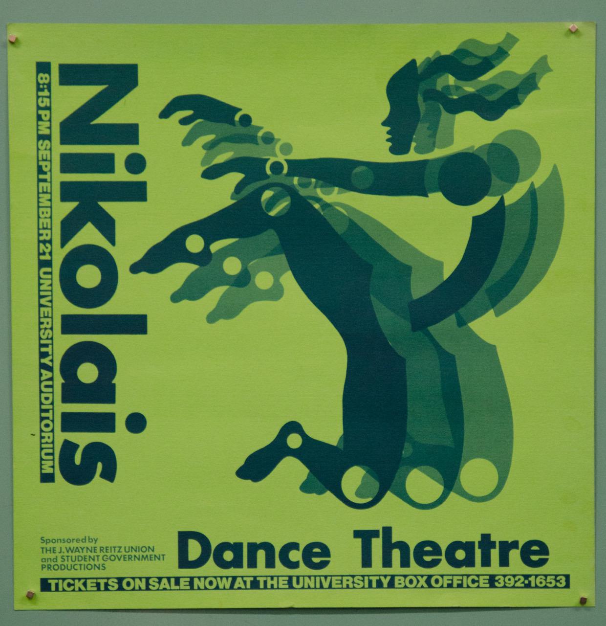 Nikolais dance theatre poster