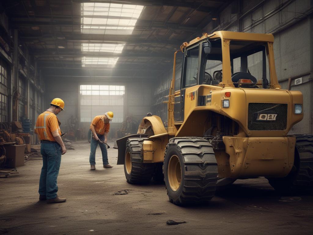 heavy equipment, machinery repair, service, technicians