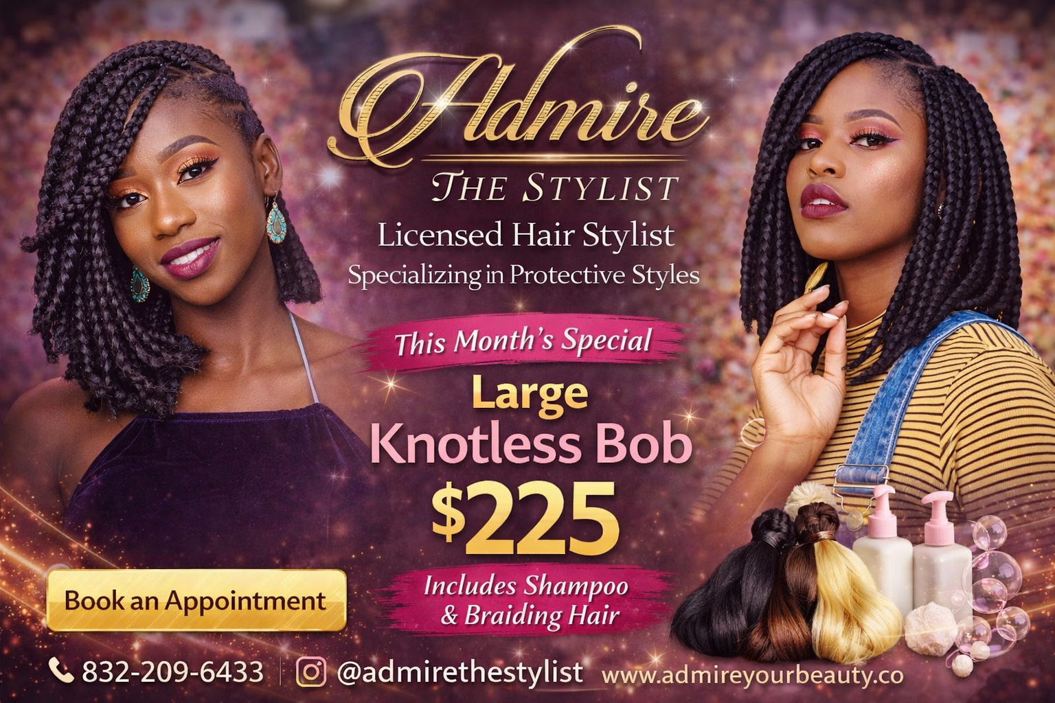 Professional styling showcase