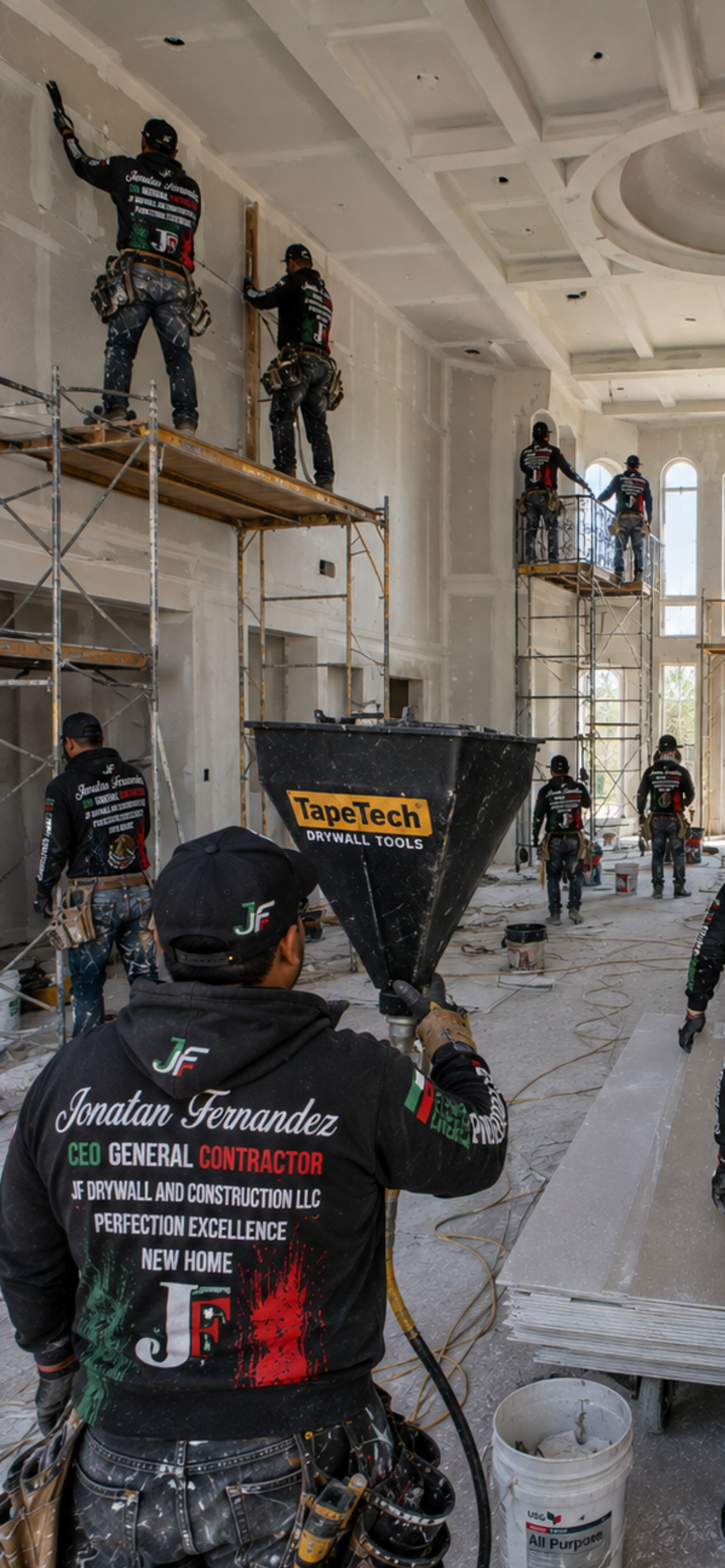 JF Drywall & Construction project