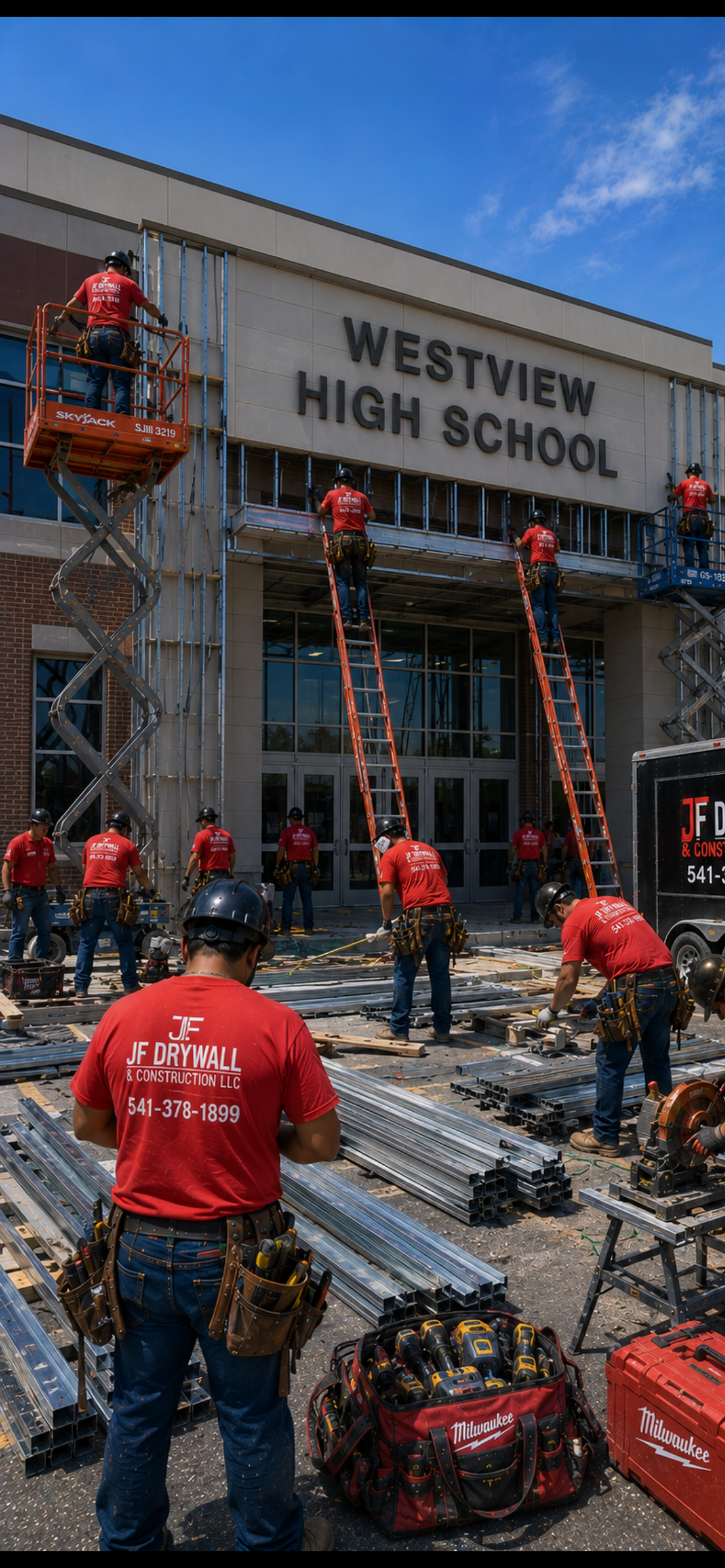 JF Drywall & Construction project