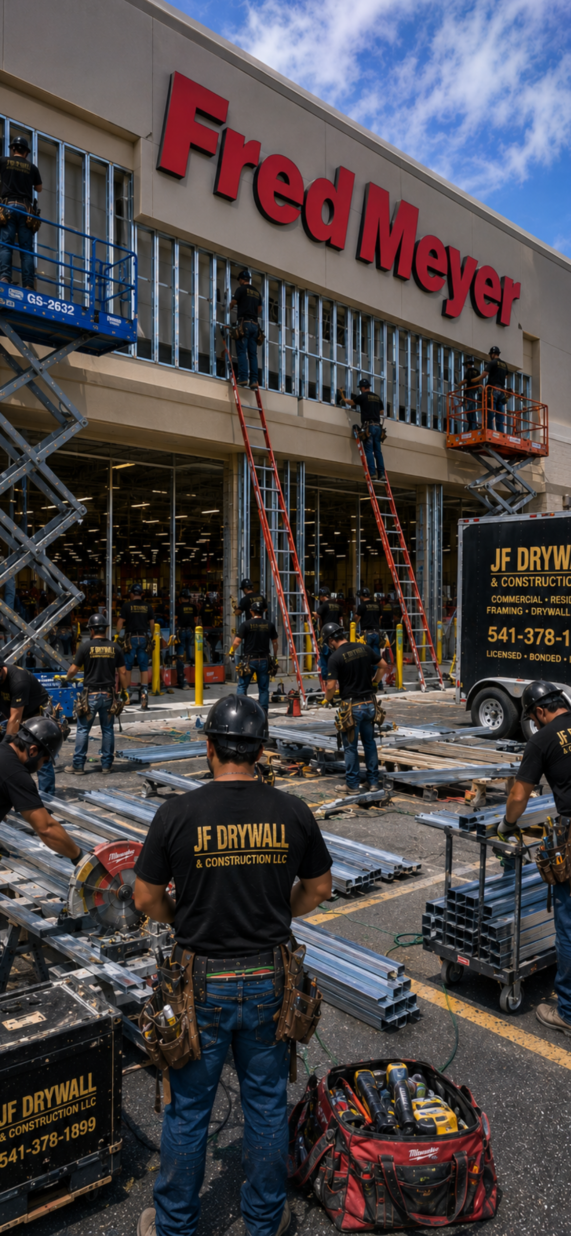 JF Drywall & Construction project