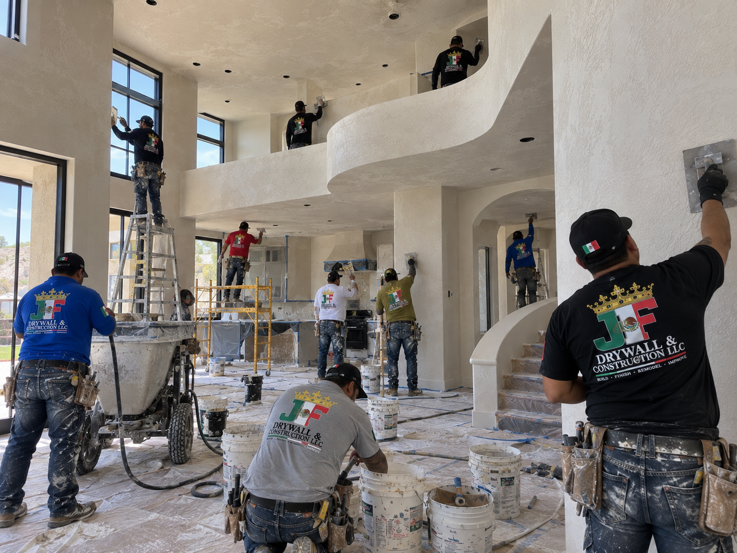 Expert drywall finishing and installation