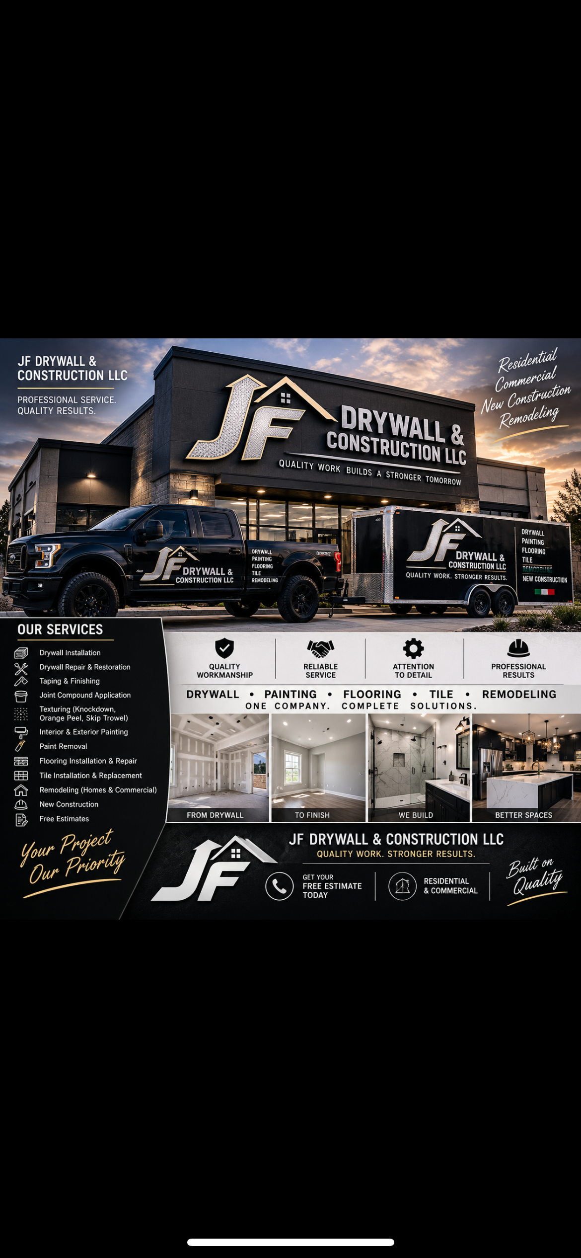 JF Drywall & Construction project showcase