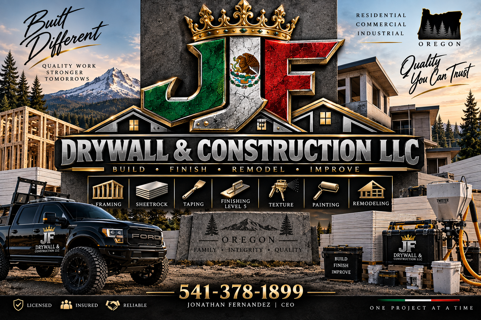 JF Drywall & Construction project