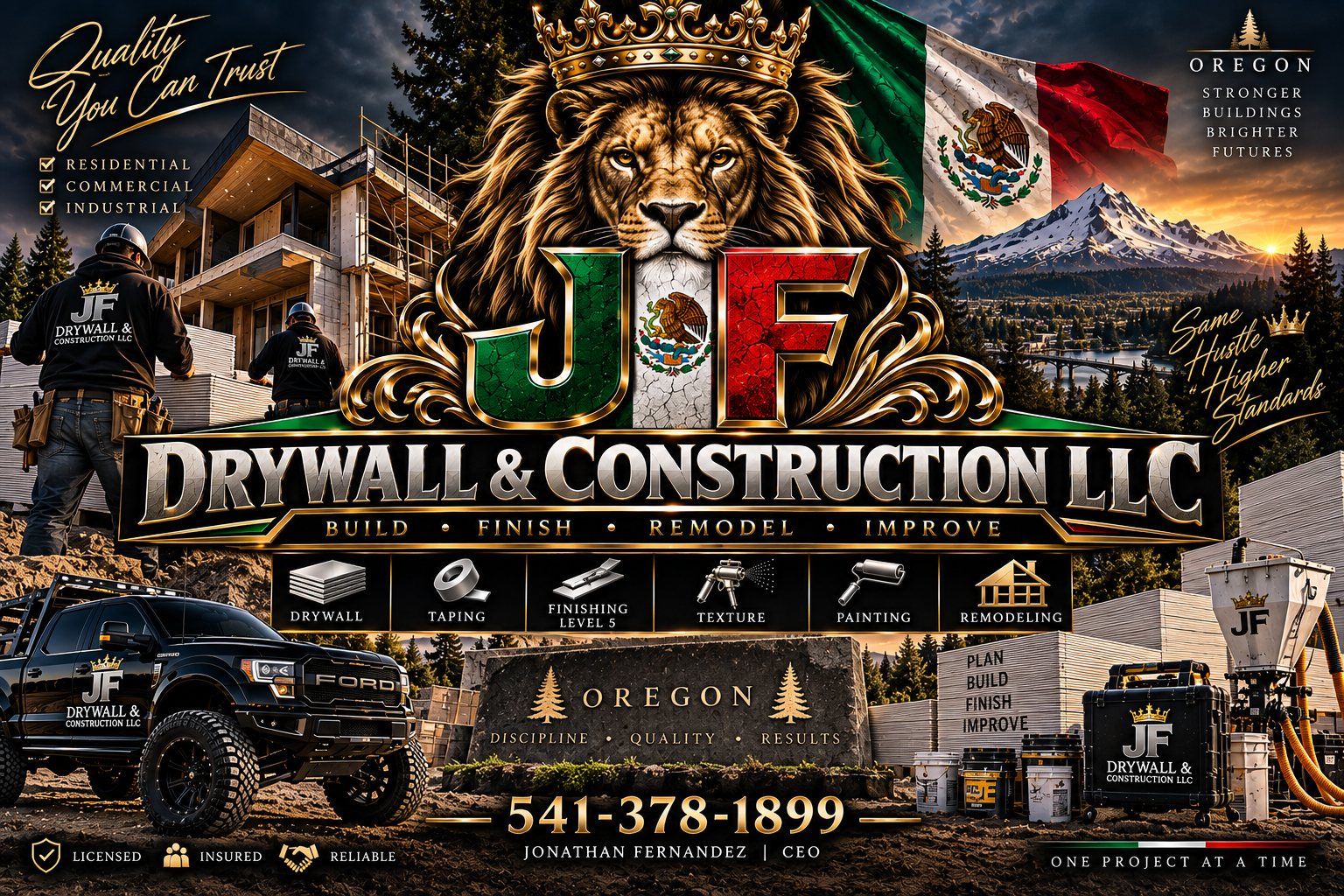 JF Drywall & Construction project
