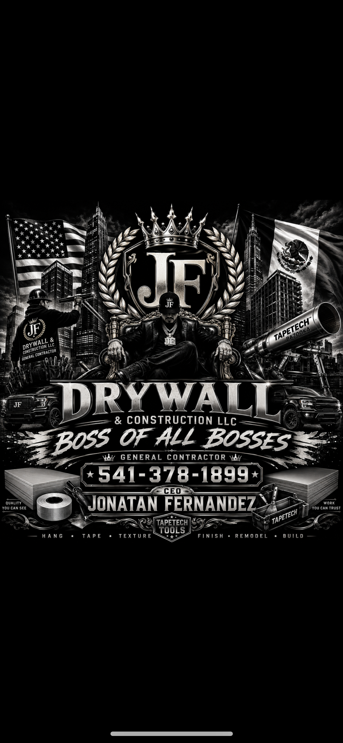 JF Drywall & Construction project