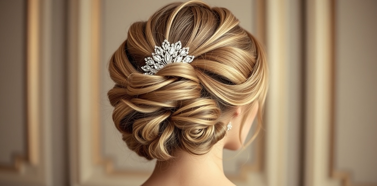 Bridal hairstyling