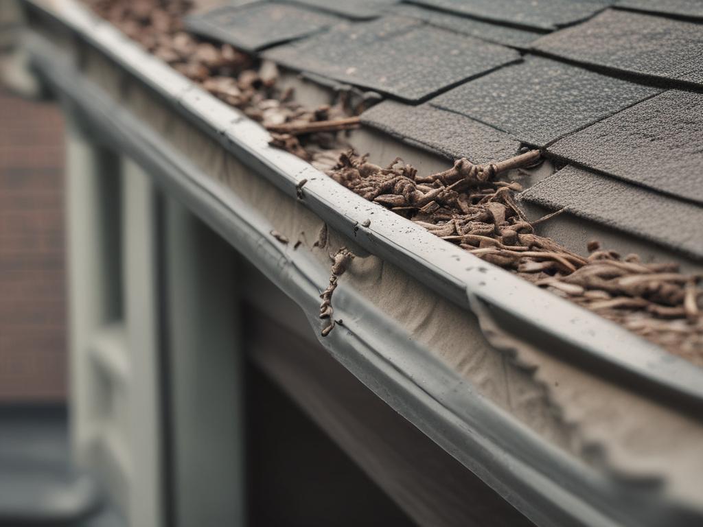 gutter cleaning, debris removal, water flow, maintenance