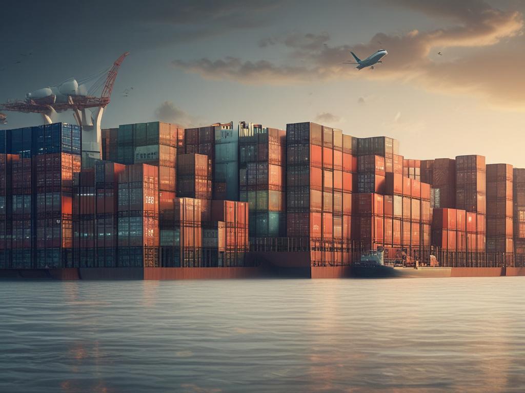 global trade, export, import, logistics, international goods, commerce