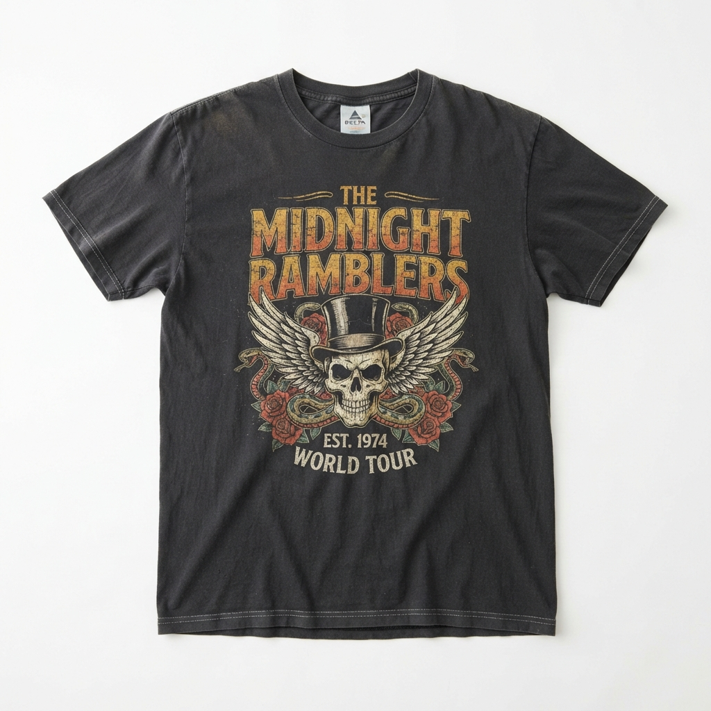 Vintage Rock n Roll Band Tee