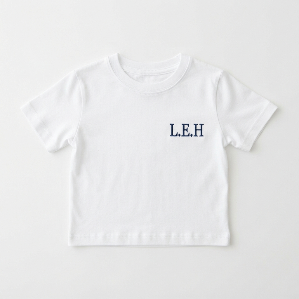Monogrammed Kids' Cotton Tee
