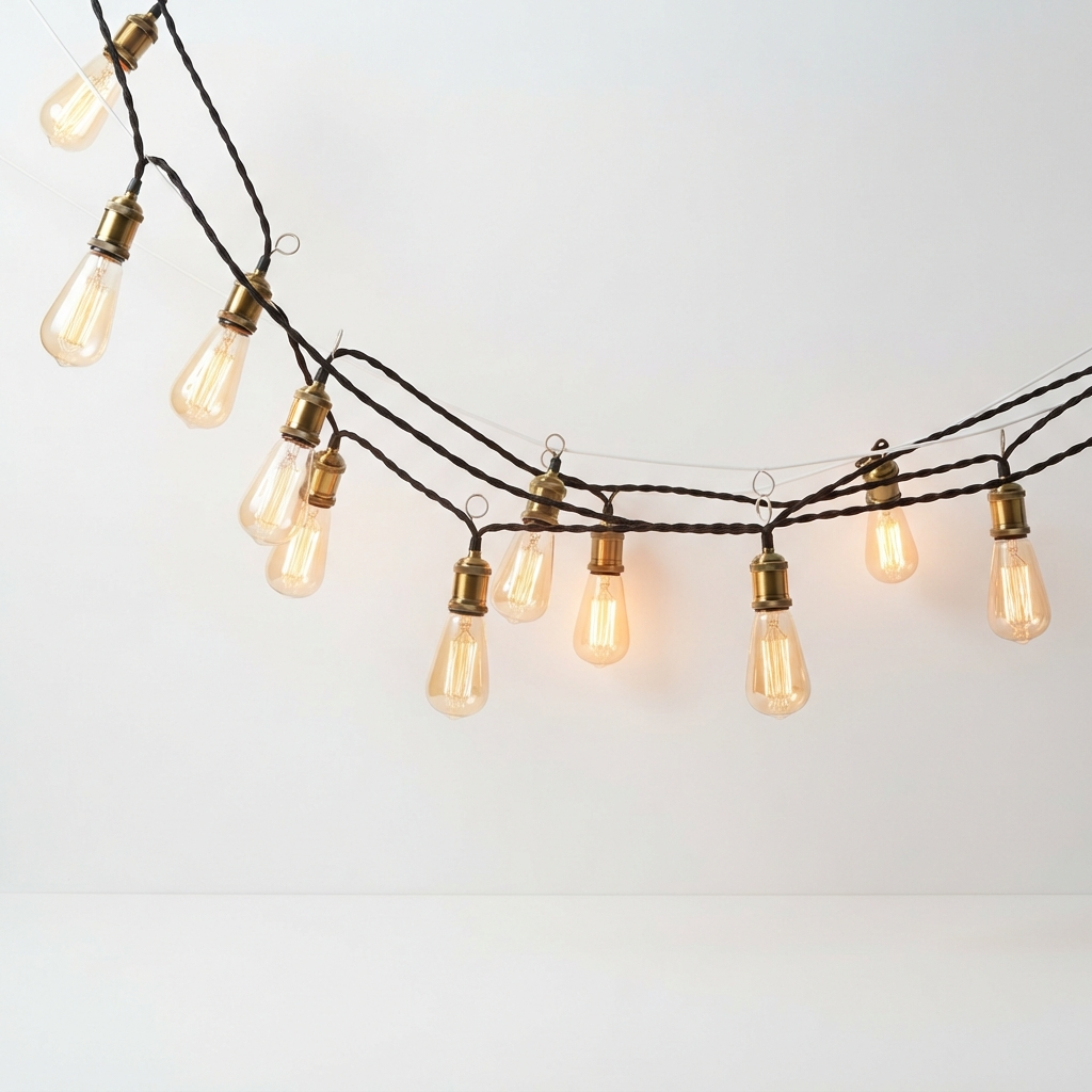 Vintage Bistro Edison Bulb Lights