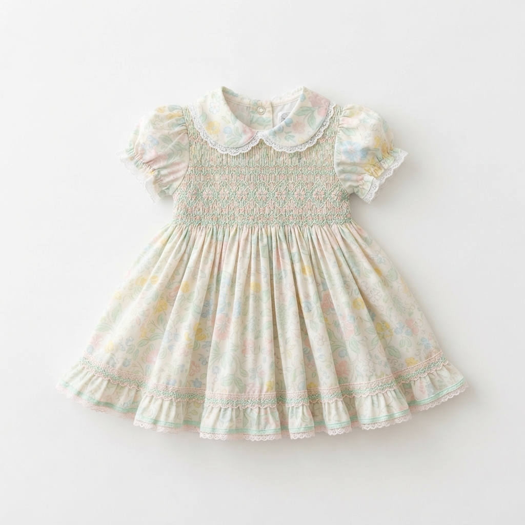 Smocked Baby Girl Dress