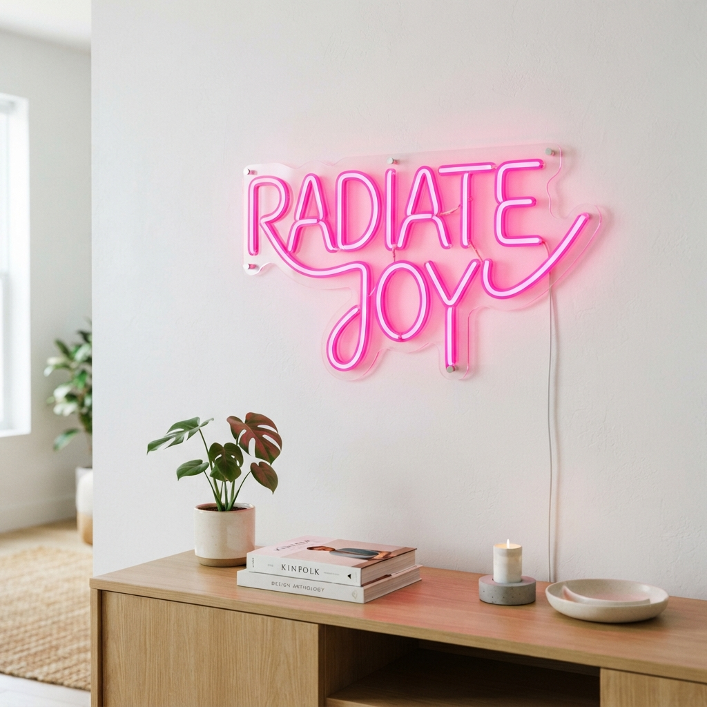 Hot Pink LED Neon Sign