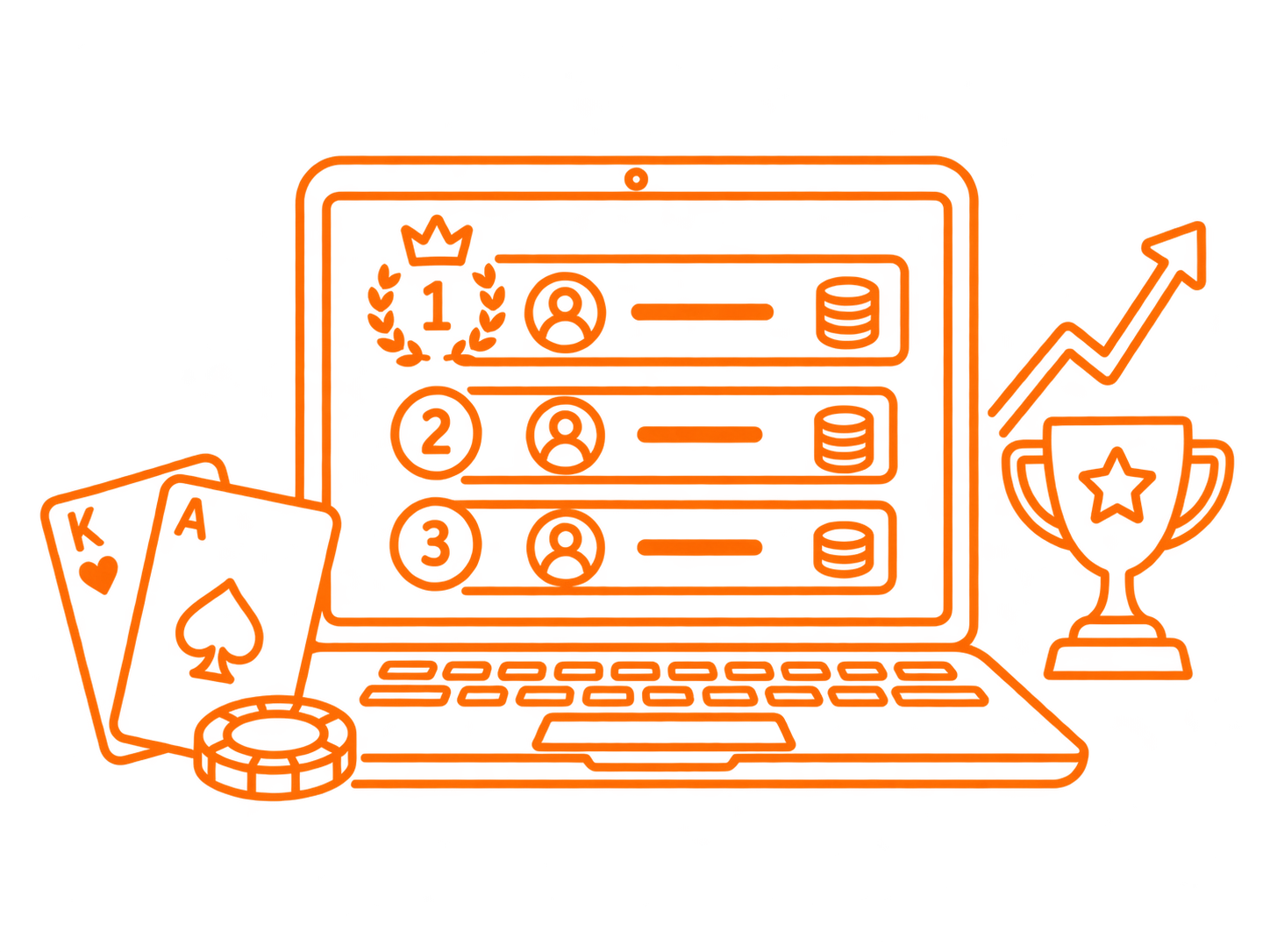 Ranking und Leaderboard Illustration