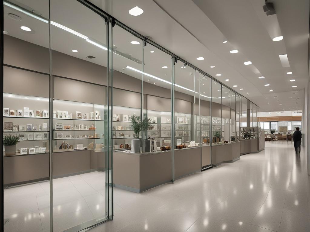 commercial storefront glass, office glass partitions, glass designs, healthcare glass solutions, retail display cases, hotel glass enclosures, restaurant glass features, industrial glass solutions