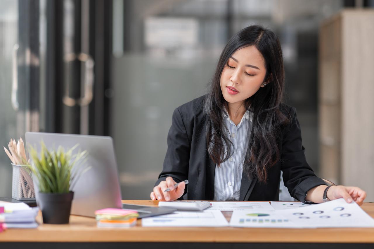 Professional bookkeeping and business record organization
