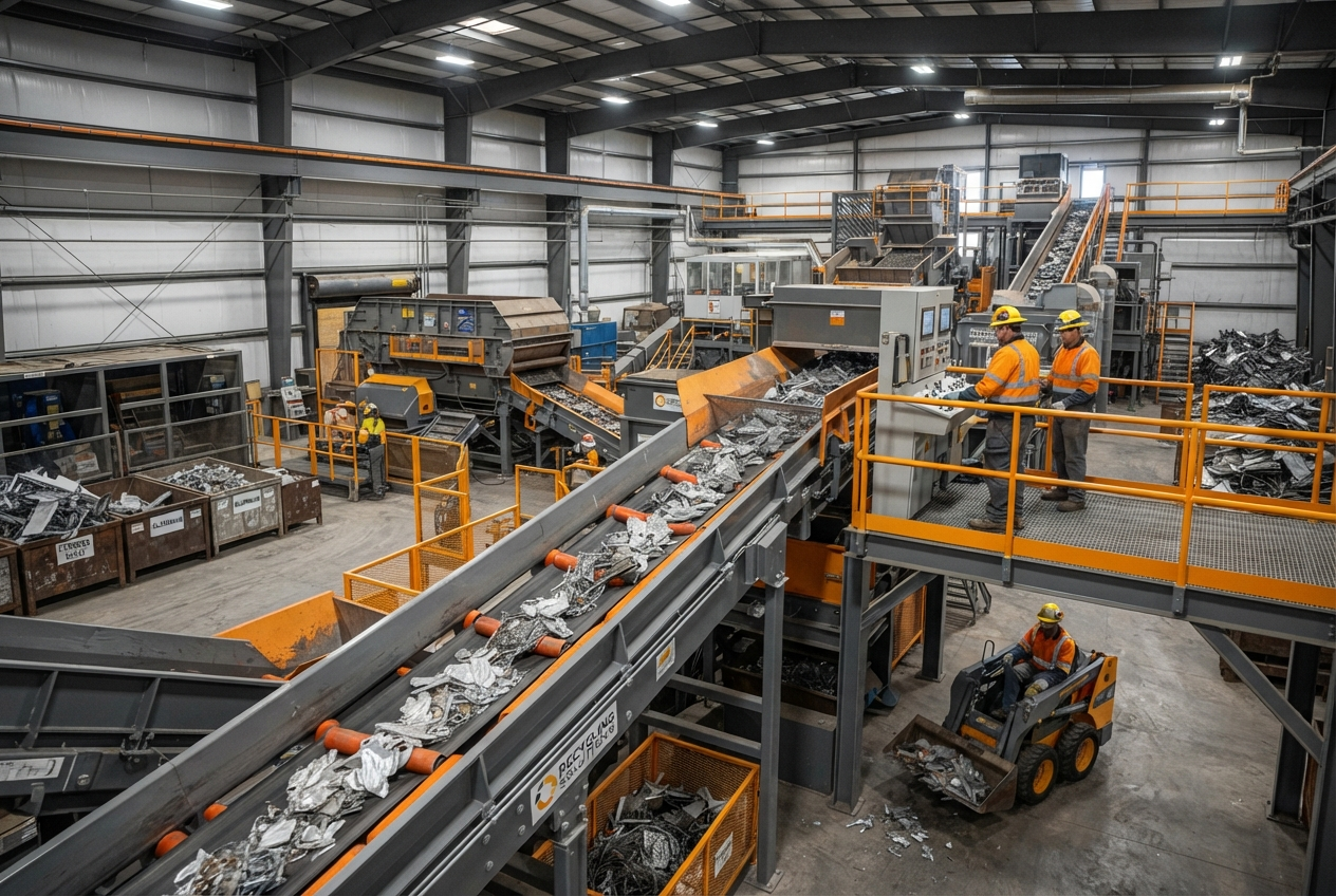 Processus de recyclage industriel