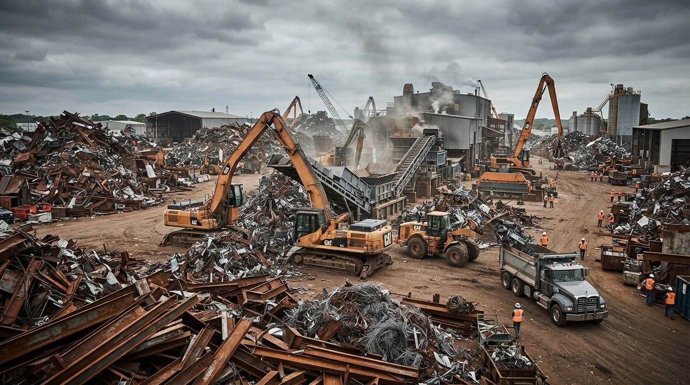 Installation de recyclage de métaux