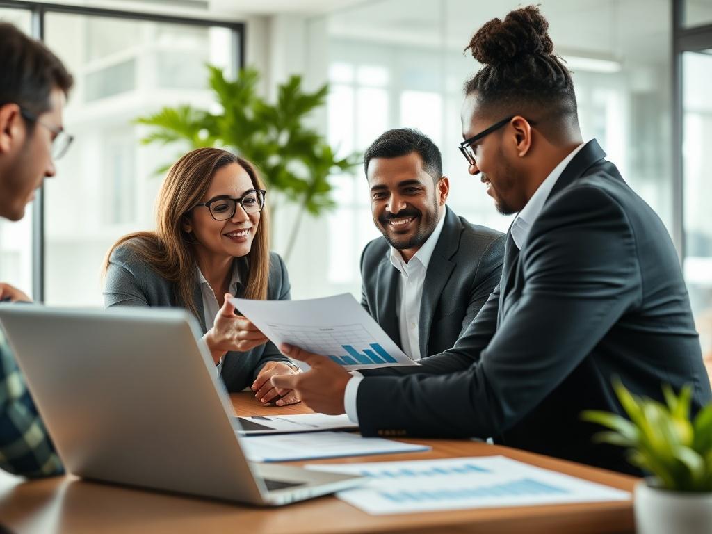 A close up shot of a diverse group of small